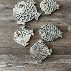 Fish Metallic Wall Hangers 