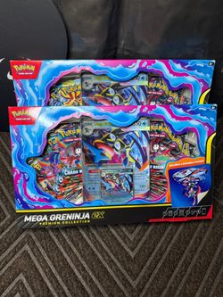 Pokémon Mega Greninja EX Premium Collection Box x2