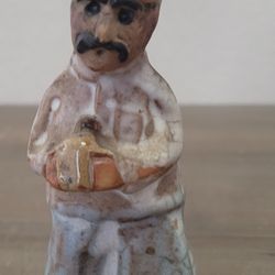 Bread Baker Chef Figurine Stoneware Pottery Tremar Figurine --