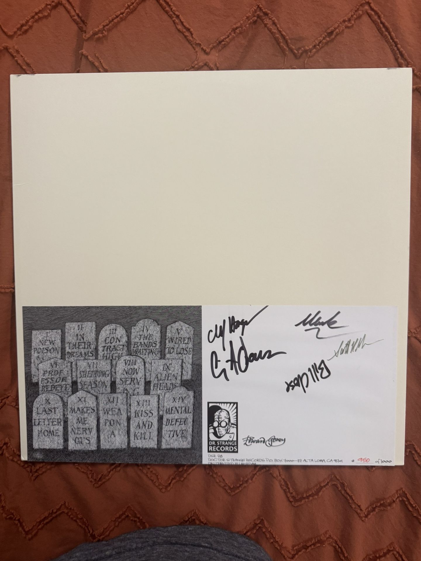 The Freeze Signed One False Move Lp. Plus Extras Punk Rock