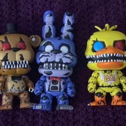 Funko Pop FNaF Nightmare Set W/ Duplicate Foxys