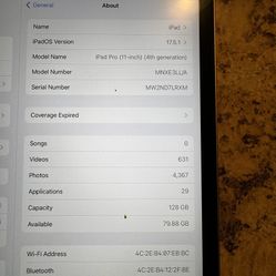 iPad Pro 4th Generation 