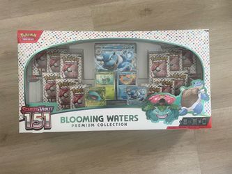 151 Blooming Waters Premium Collection Box Pokemon TCG **SEALED/NEW**