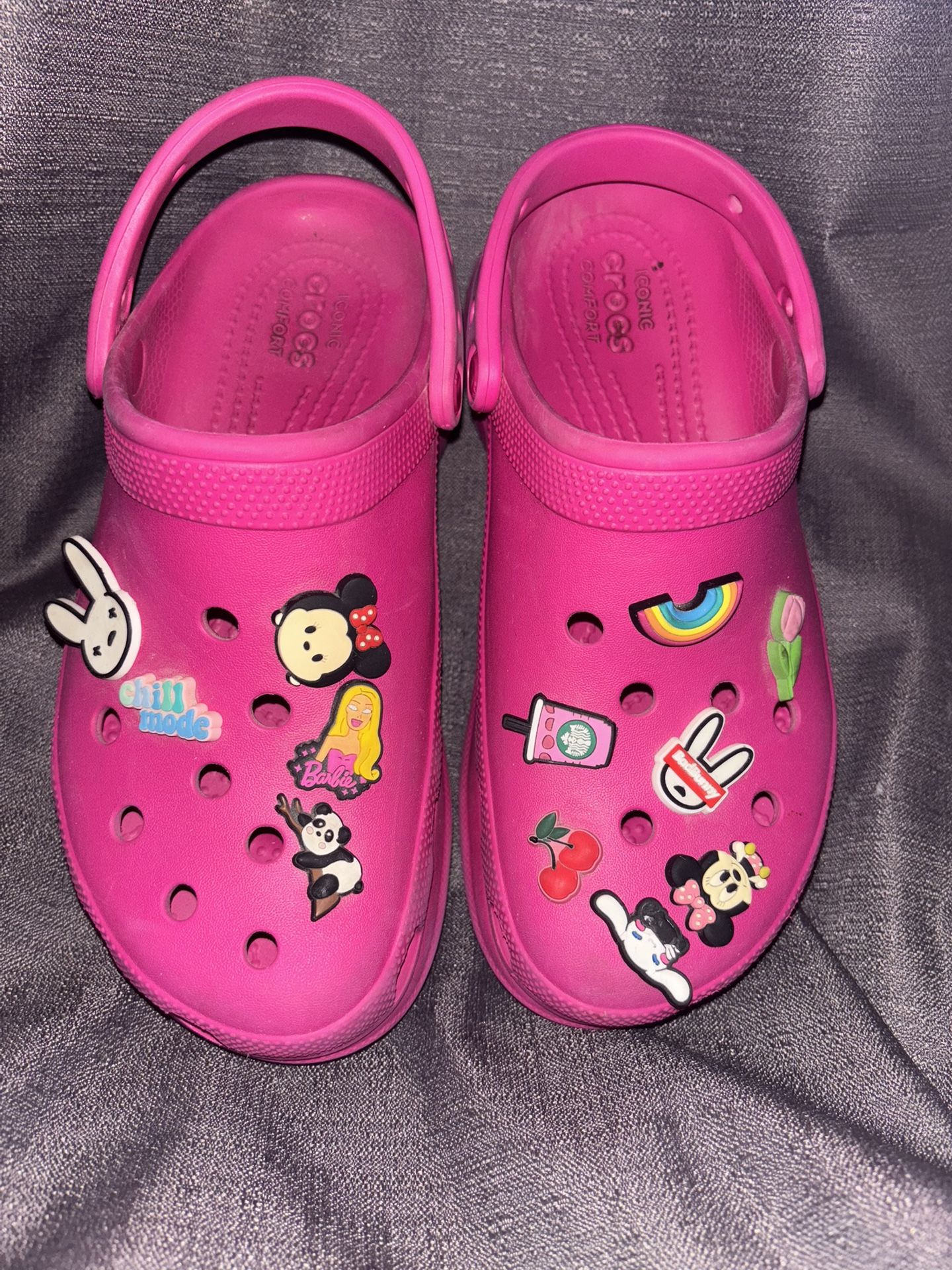 Crocs Platform Gently Used