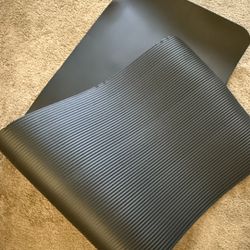 Amazon Basics Extra Thick Exercise Mat – 71” x 23¼” – Black