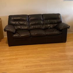 Leather couch