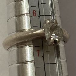 Vintage Sterling Silver Ring Size 6 1/2