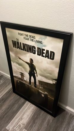 The Walking Dead poster frame