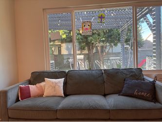 Gray / blue sofa