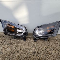 [Halogen Type] For 2010 2011 2012 2013 2014 Ford Mustang Black Headlights pair