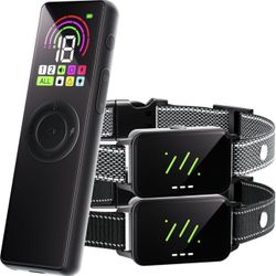 Dog Shock Collar for 2 Dogs-4500FT,No Shcok Mode, Dog Training Collar with Remote for Small Medium Large Dogs 5-130lbs,Electric Dog Collar with Adjust