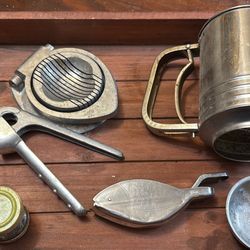 Vintage Metal Kitchen Tools 