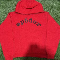 Red VVS Sp5der hoodie