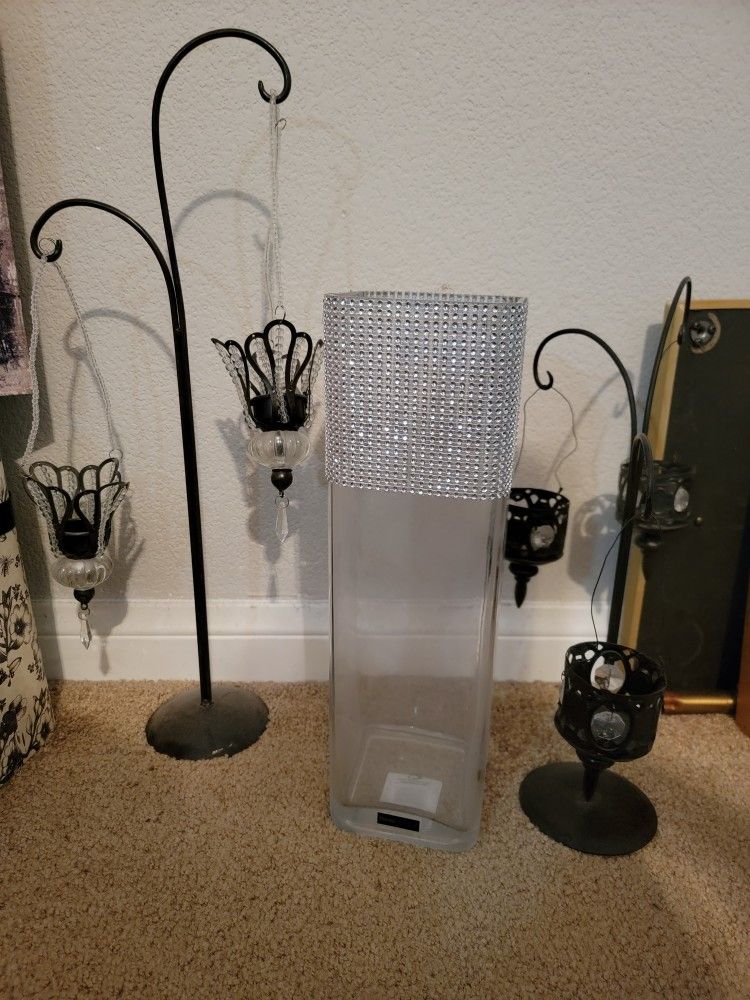 Tall Crystal Vase New