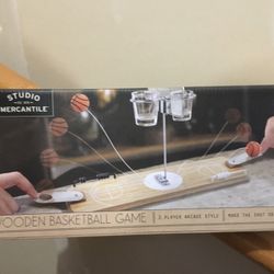Wooden Basketball Game