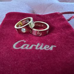 Cartier love rings - 1 for 1 dupe