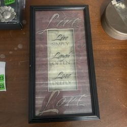 13x7 Wall Decor Live Love Laugh