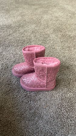 Pink baby girl uggs