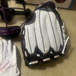 Girls Softball Glove & Cleats 
