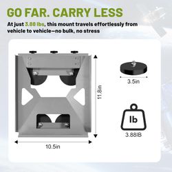 Brand NEW -  Starlink Mini Magnetic Mount – Heavy‑Duty Roof Mount, No‑Drill