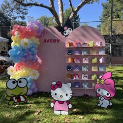 Backdrop And Balloons