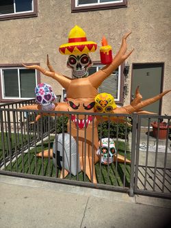Inflatable never used works great for Halloween
