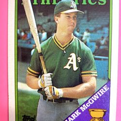 Mark McGwire 1988 Topps Tiffany All-Star Rookie Card