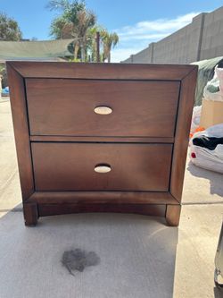 brown night stand