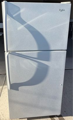 White refrigerator whirlpool