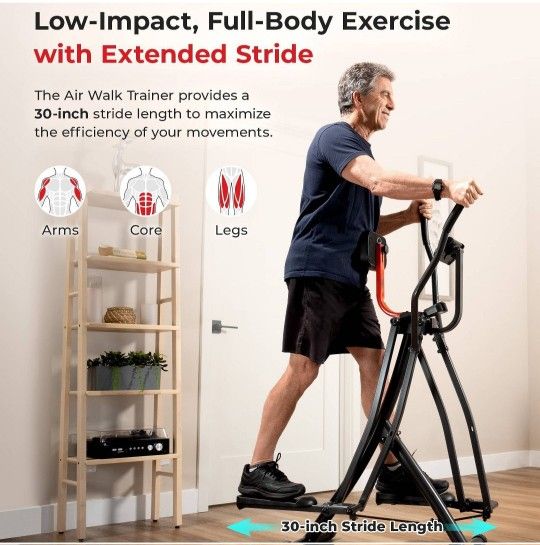 Sunny Health & Fitness Smart Air Walk Elliptical