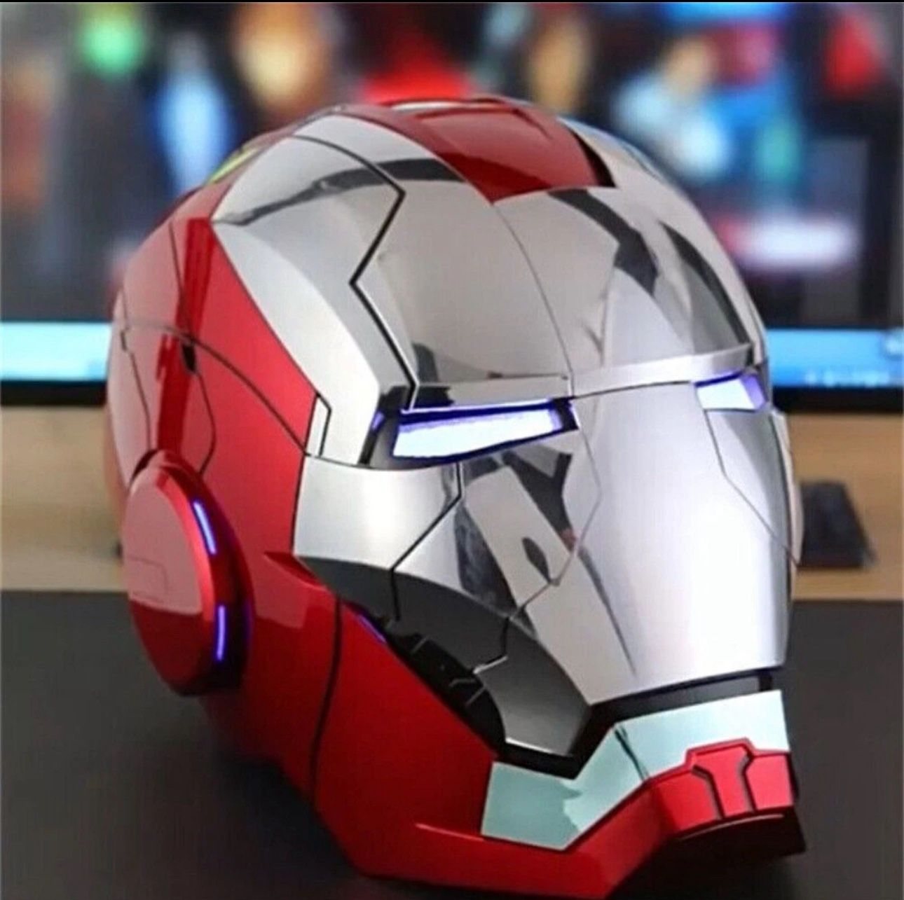 Iron Man 1:1 MK5 Jarvis Deformable Voice Control Wearable Helmet