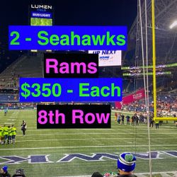 Seahawks Rams Tickets 