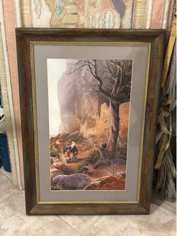 limited edition print titled "The Upper Ruins" by artist Julie Kramer Cole.