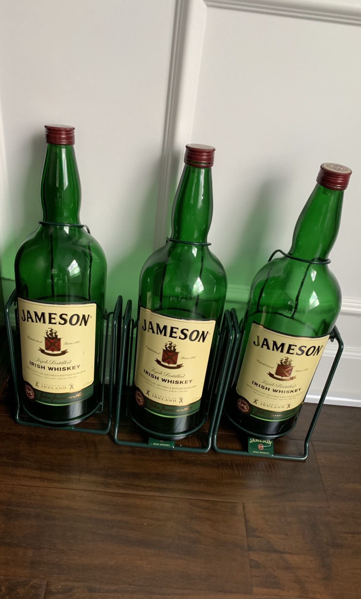 Jameson bottles with Stand 4.3 Liter