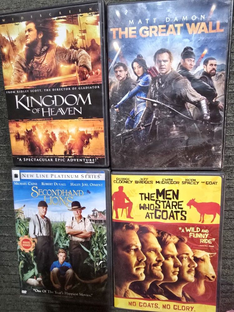 4 DVDs