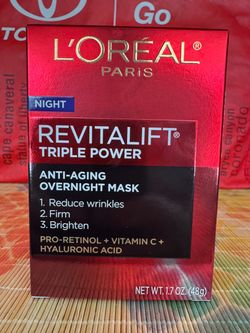 L’Oréal revitalift anti-aging overnight mask