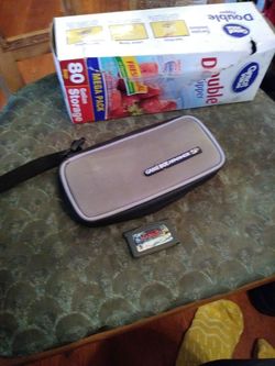 Game Boy Advance SP CASE & NARNIA GAME