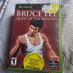 Xbox Bruce Lee Quest Of The Dragon 