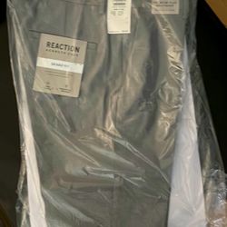 Kenneth Cole Men's Stretch Check Slim Fit Flat Front Flex Waistband Dress Pants