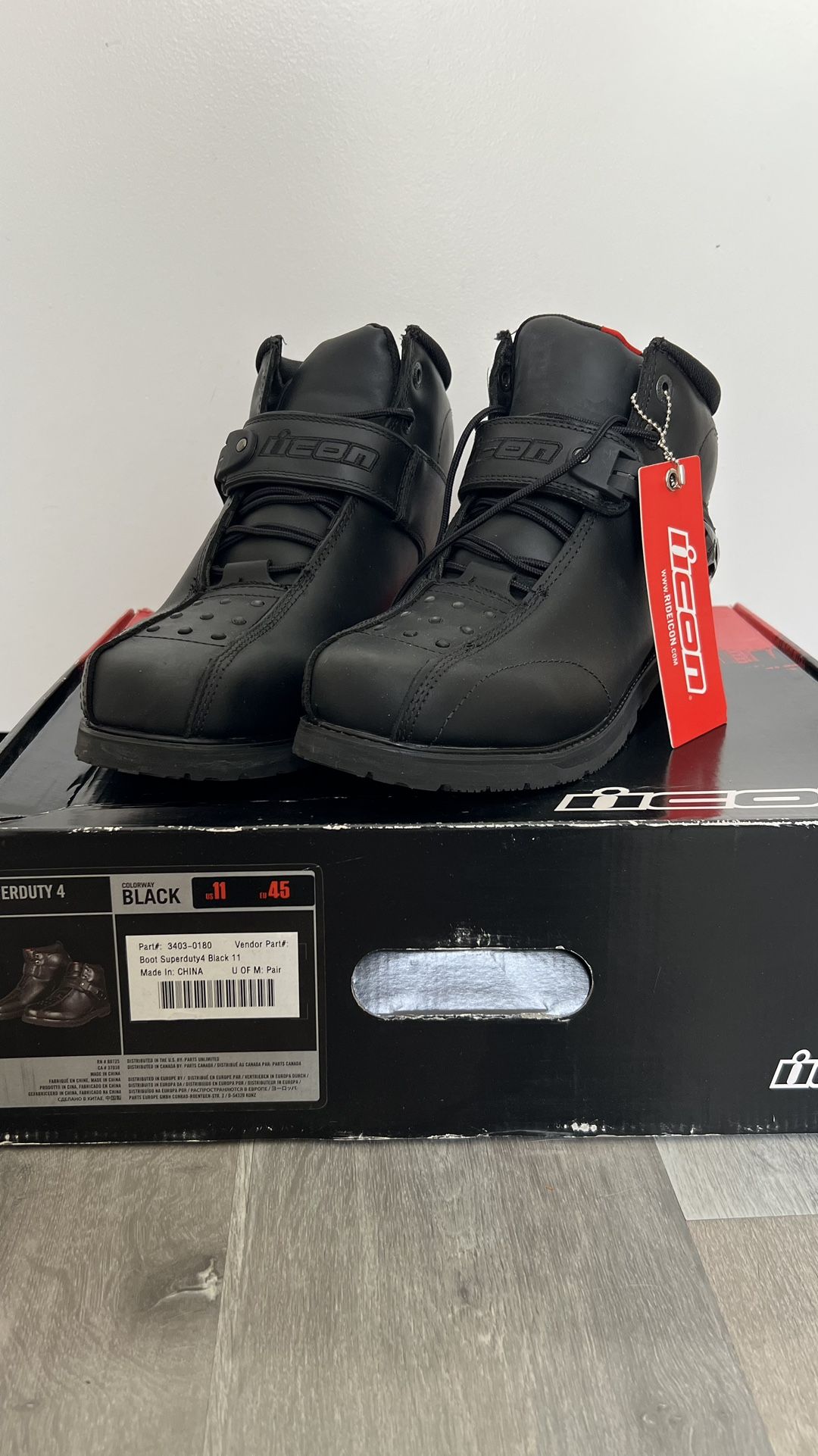 ICON Superduty 4 Motorcycle Boots