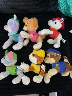 Paw patrol plushie bundle