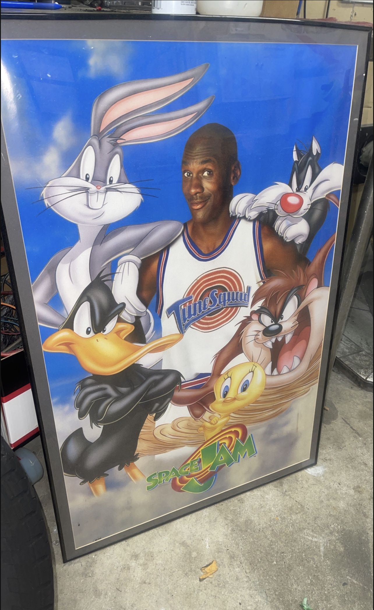 MJ “Space Jam” Framed Photograph