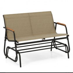 New Patio Glider 2 Person Bench READ DESCRIPTION 