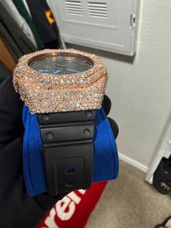Moissanite g shock watch