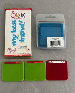 Sizzix Sizzlit / Ellison Thin Cuts dog / pet themed die lot of 5