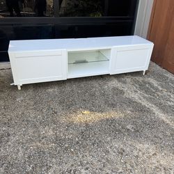 Modern White TV Stand / Media Console – 71”