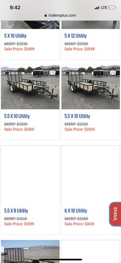 Utility trailers