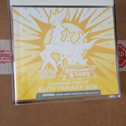Pokemon Brilliant Stars Elite Trainer Box ETB PC Pokemon Center