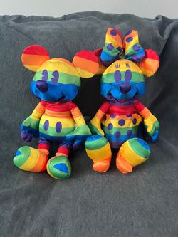 Disney Mickey & Minnie Mouse Pride Plushies