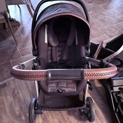 Monobebe car seat & stroller/ Baby delight bassinet 